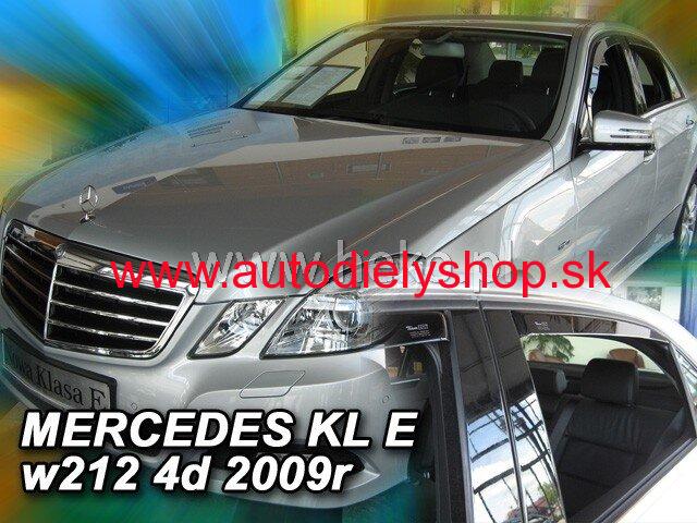 Mercedes E W212 Sedan 2009-2016 (so zadnými) - deflektory Heko
