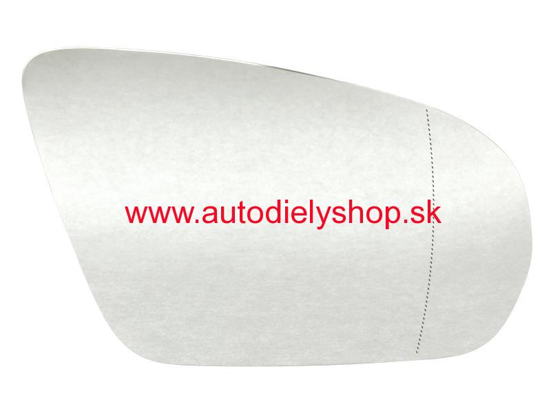 Mercedes W205 C 12/2013- sklo zrkadla Pravé /s držiakom/