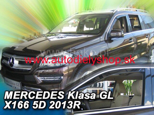 Mercedes GL X166 od 2013 (predné) - deflektory Heko
