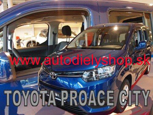 Toyota ProAce City od 2019 (so zadnými) - deflektory Heko