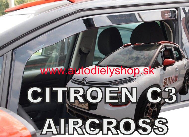 Citroen C3 AirCross od 2017 (predné) - deflektory Heko