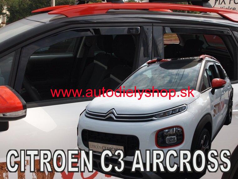 Citroen C3 AirCross od 2017 (so zadnými) - deflektory Heko