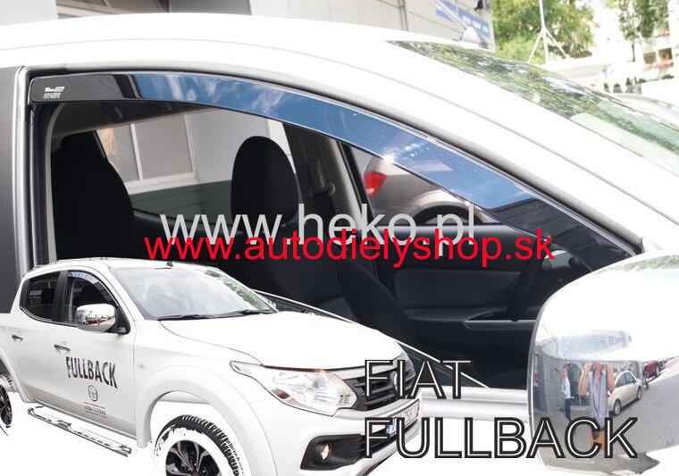 Fiat Fullback od 2016 (predné) - deflektory Heko