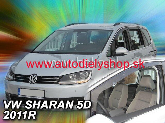 VW Sharan od 2010 (predné) - deflektory Heko