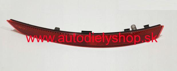 Audi A4 5/15- Zadná odrazka v nárazníku, ľavá 