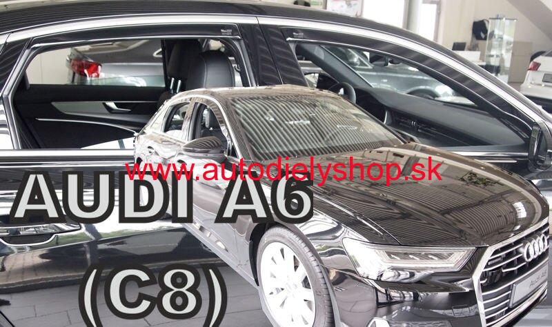 Audi A6 Sedan od 2018 (so zadnými) - deflektory Heko