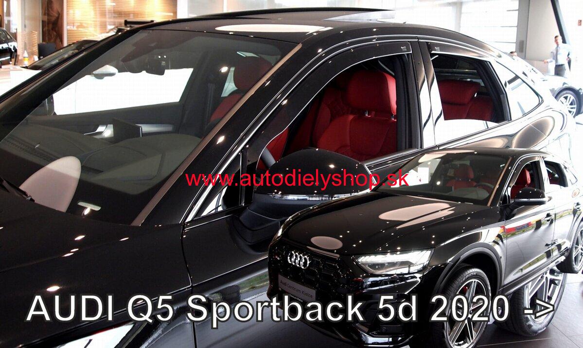 Audi Q5 Sportback od 2020 (so zadnými) - deflektory Heko