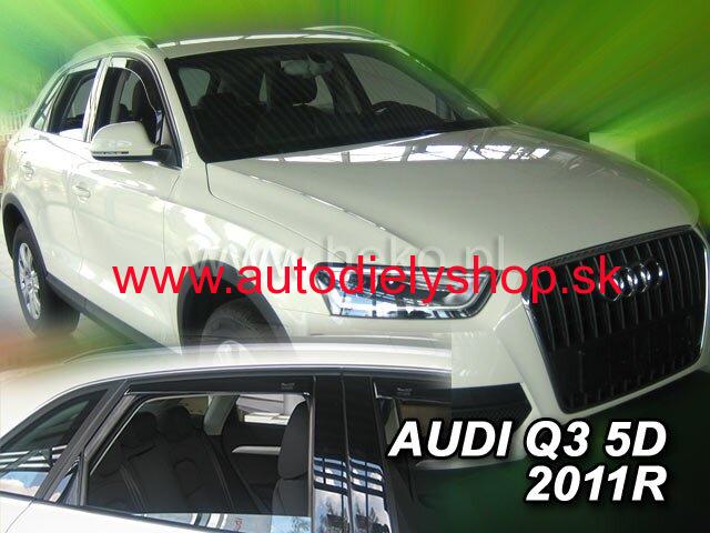 Audi Q3 2011-2018 (so zadnými) - deflektory Heko