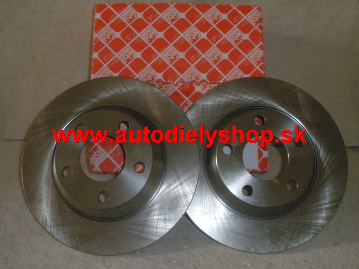 Audi A4 3/99-9/00 predné brzdové kotúče 280mm ,plné