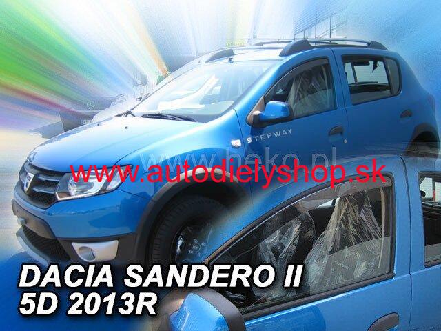 Dacia Sandero 2012-2020 (predné) - deflektory Heko