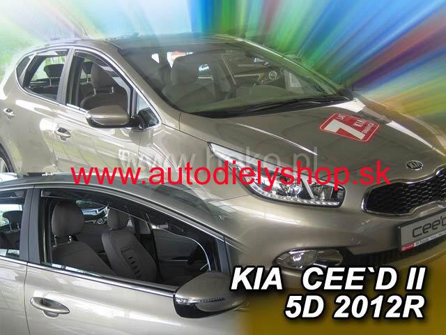Kia Ceed 5-dverí 2012-2018 (predné) - deflektory Heko
