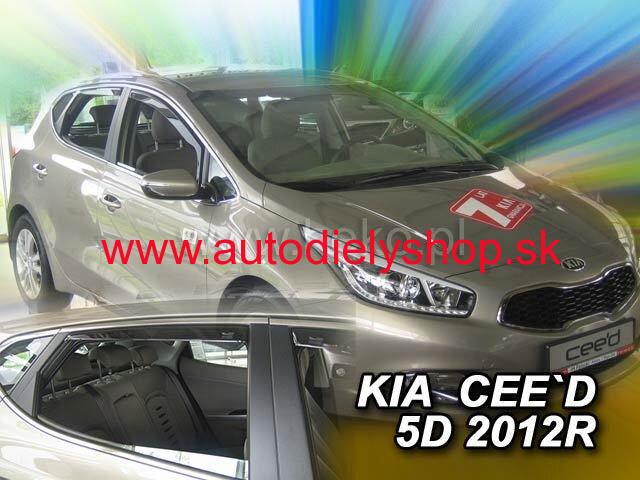Kia Ceed Htb 2012-2018 (so zadnými) - deflektory Heko