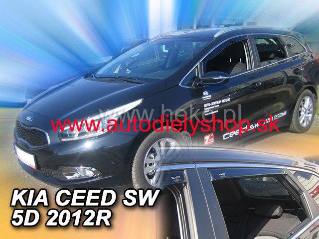 Kia Ceed Combi 2012-2018 (so zadnými) - deflektory Heko
