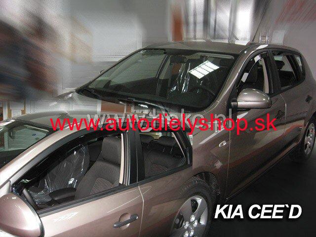 Kia Ceed 5-dverí 2006-2012 (predné) - deflektory Heko