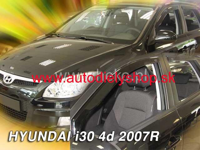Hyundai i30 Htb 2007-2012 (so zadnými) - deflektory Heko