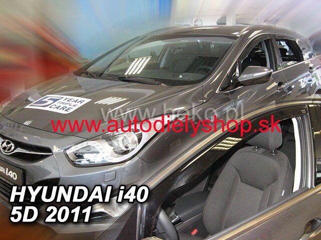 Hyundai i40 od 2011 (predné) - deflektory Heko