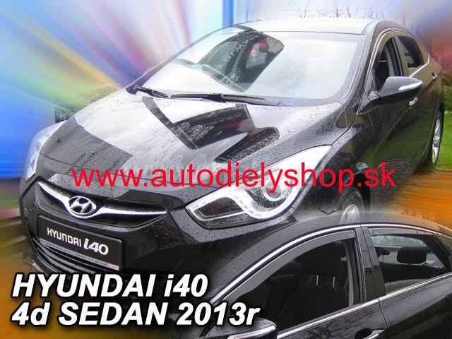 Hyundai i40 Sedan od 2012 (so zadnými) - deflektory Heko