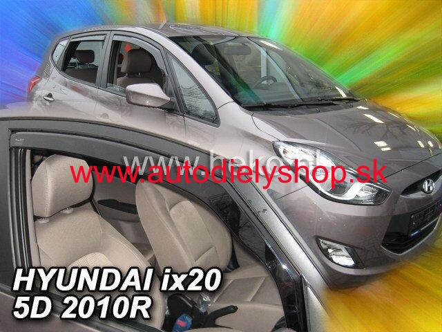 Hyundai ix20 od 2010 (predné) - deflektory Heko