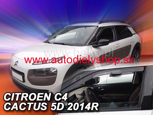 Citroen C4 Cactus od 2014 (predné) - deflektory Heko