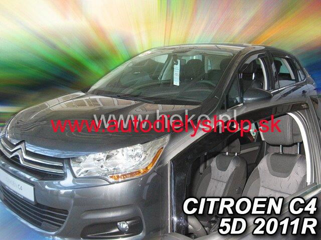 Citroen C4 od 2010 (predné) - deflektory Heko