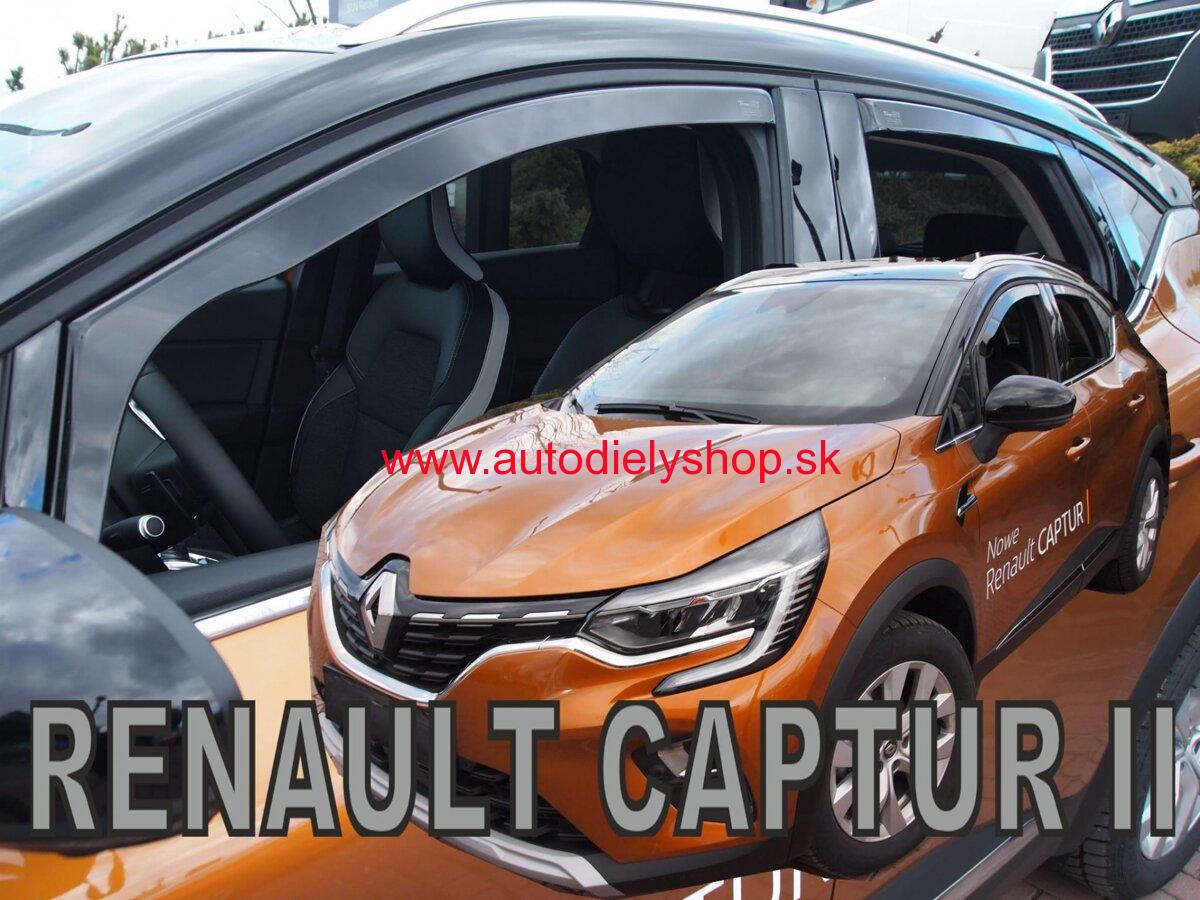 Renault Clio Htb od 2019 (so zadnými) - deflektory Heko