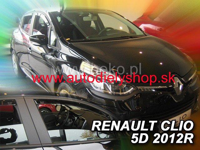 Renault Clio 2012-2019 (predné) - deflektory Heko