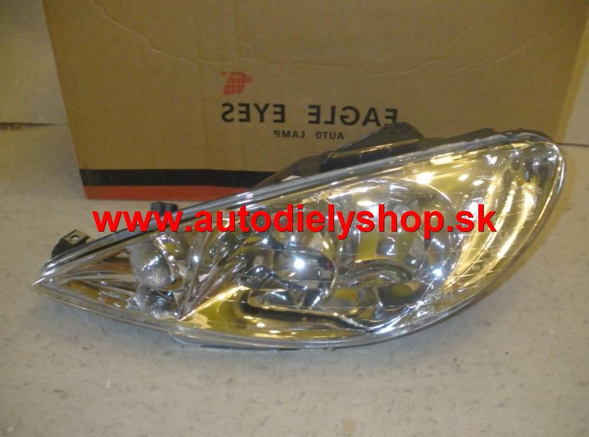 Peugeot 206 98- svetlo H7+H7 ľavé
