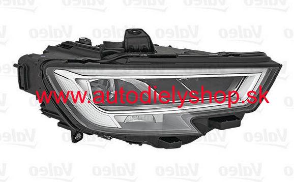 Audi A3 7/2016- predné svetlo Pravé LED s dosvetlovaním / VALEO