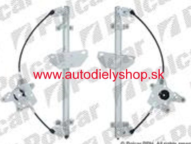 Nissan JUKE 6/2010- mechanizmus sťahovania okna predný Pravý