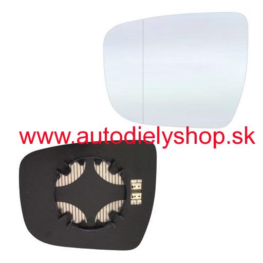 Nissan X TRAIL 2013- sklo zrkadla Lavé, vyhrievané
