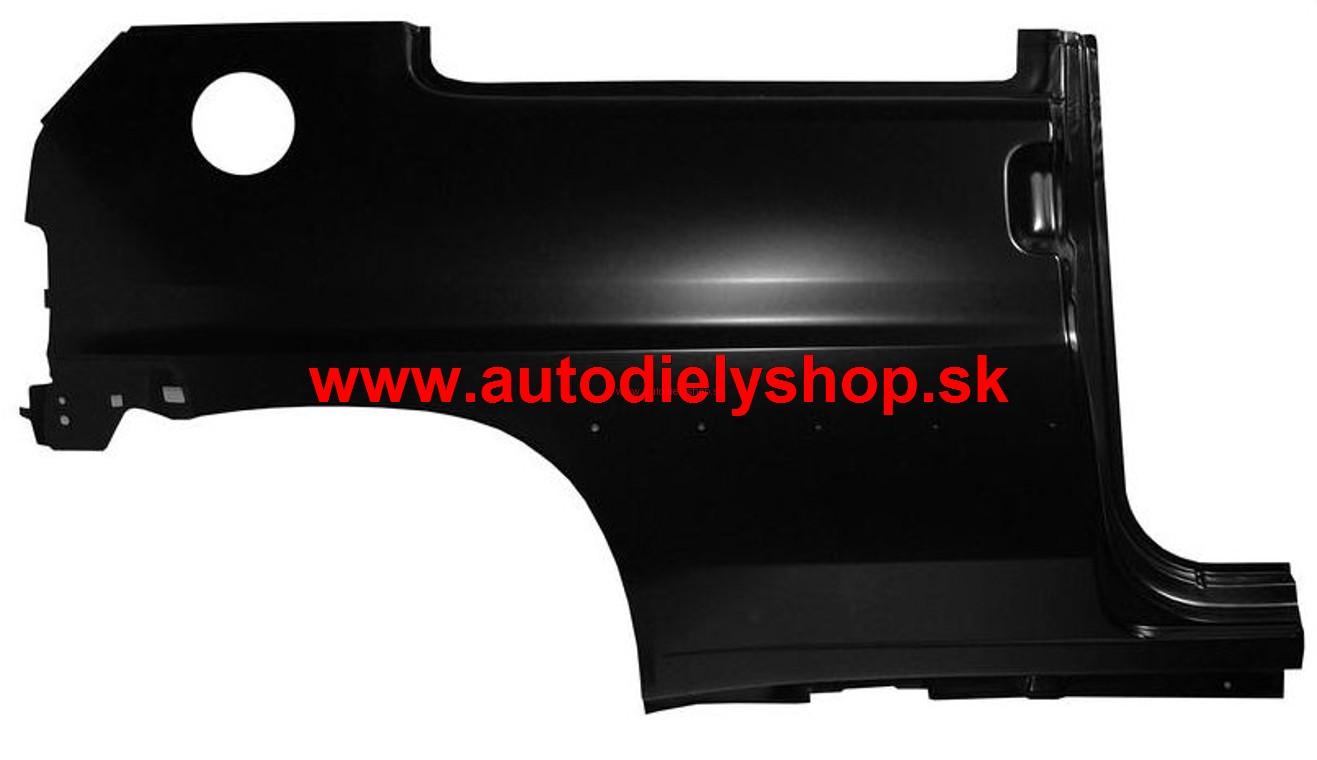  Peugeot 207 5/06- zadný blatník 3 dver. pravý. 	