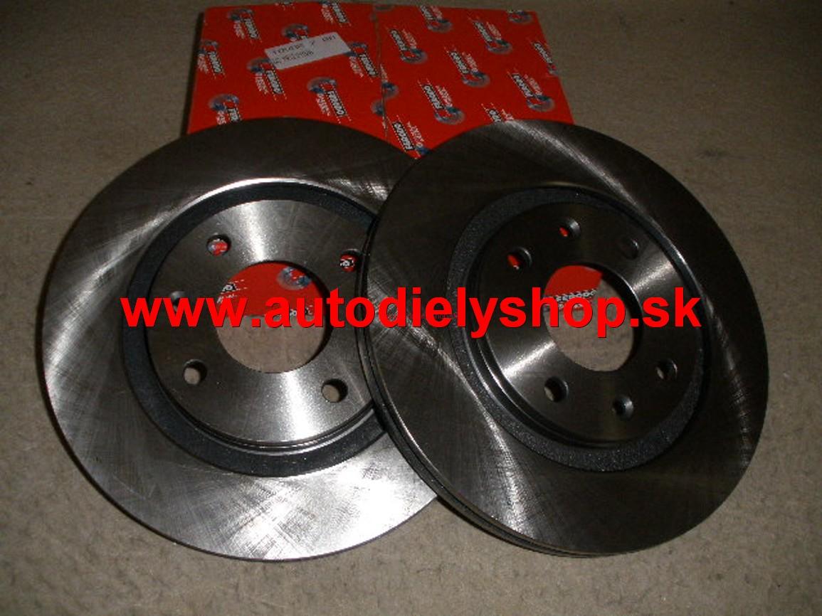  Peugeot 306 5/97-3/01 predné brzdové kotúče Sada 266mm,vetrané 