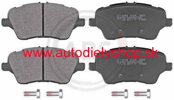 Ford B-MAX 10/2012- predné platničky Sada /A.B.S./