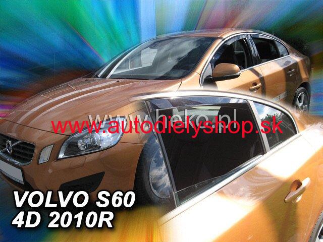Volvo S60 2010-2018 (so zadnými) - deflektory Heko