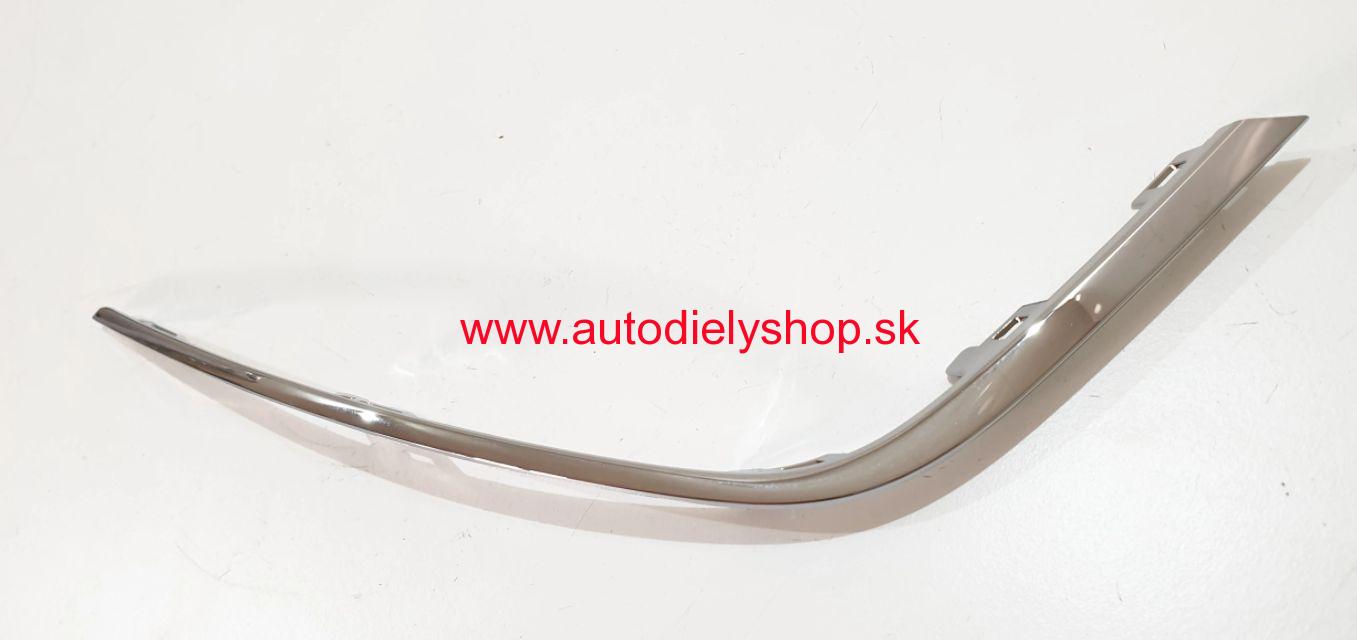 Renault MÉGANE IV 1/2016- lišta predného nárazníka Pravá / chróm