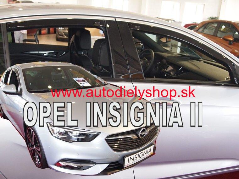 Opel Insignia Grand Sport od 2017 (so zadnými) - deflektory Heko