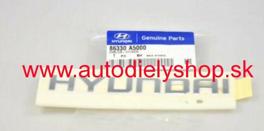 Hyundai I30 11/2011- zadný nápis HYUNDAI / 5dv, Kombi