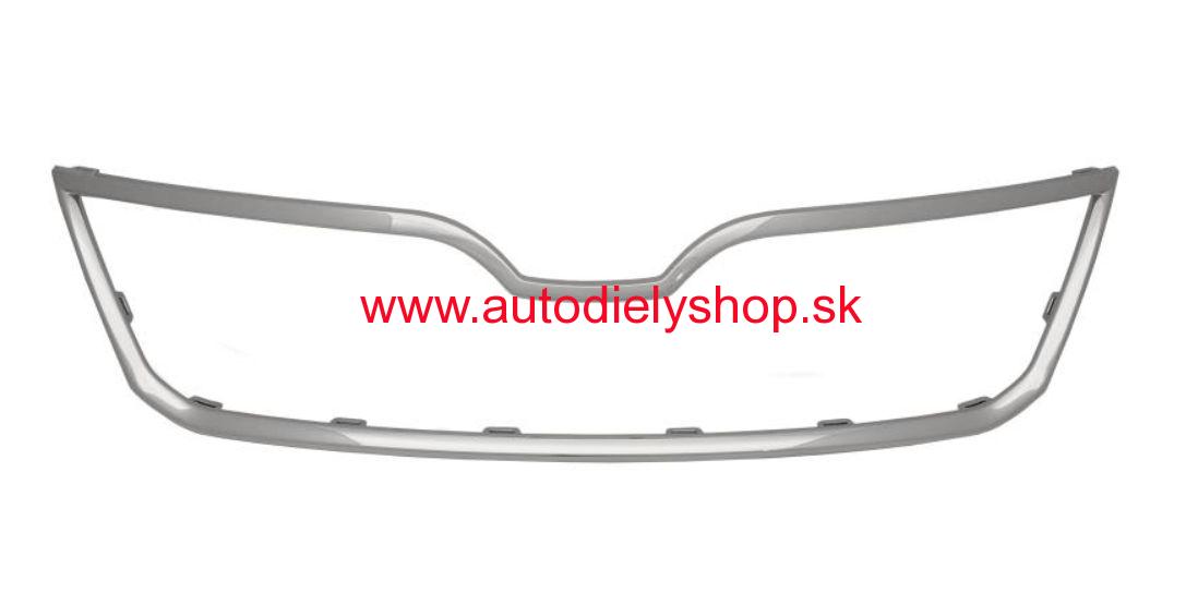 Škoda RAPID 07/2012- lišta prednej masky / chrómová