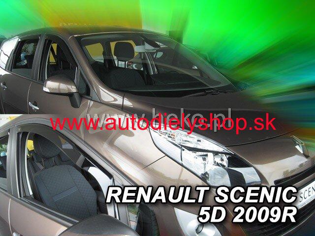 Renault Scenic 2009-2016 (predné) - deflektory Heko