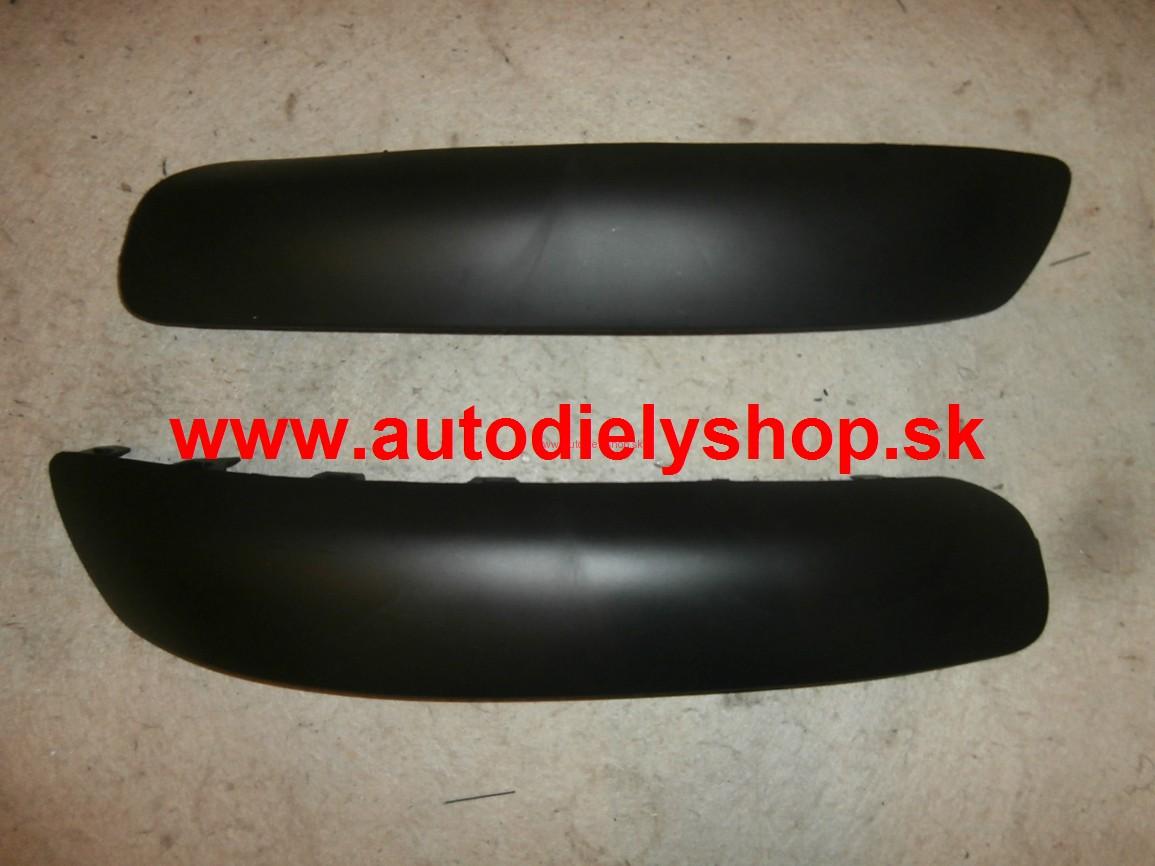 Peugeot 307 01-05 bočná lišta zadného nárazníku Sada L+P,HB 