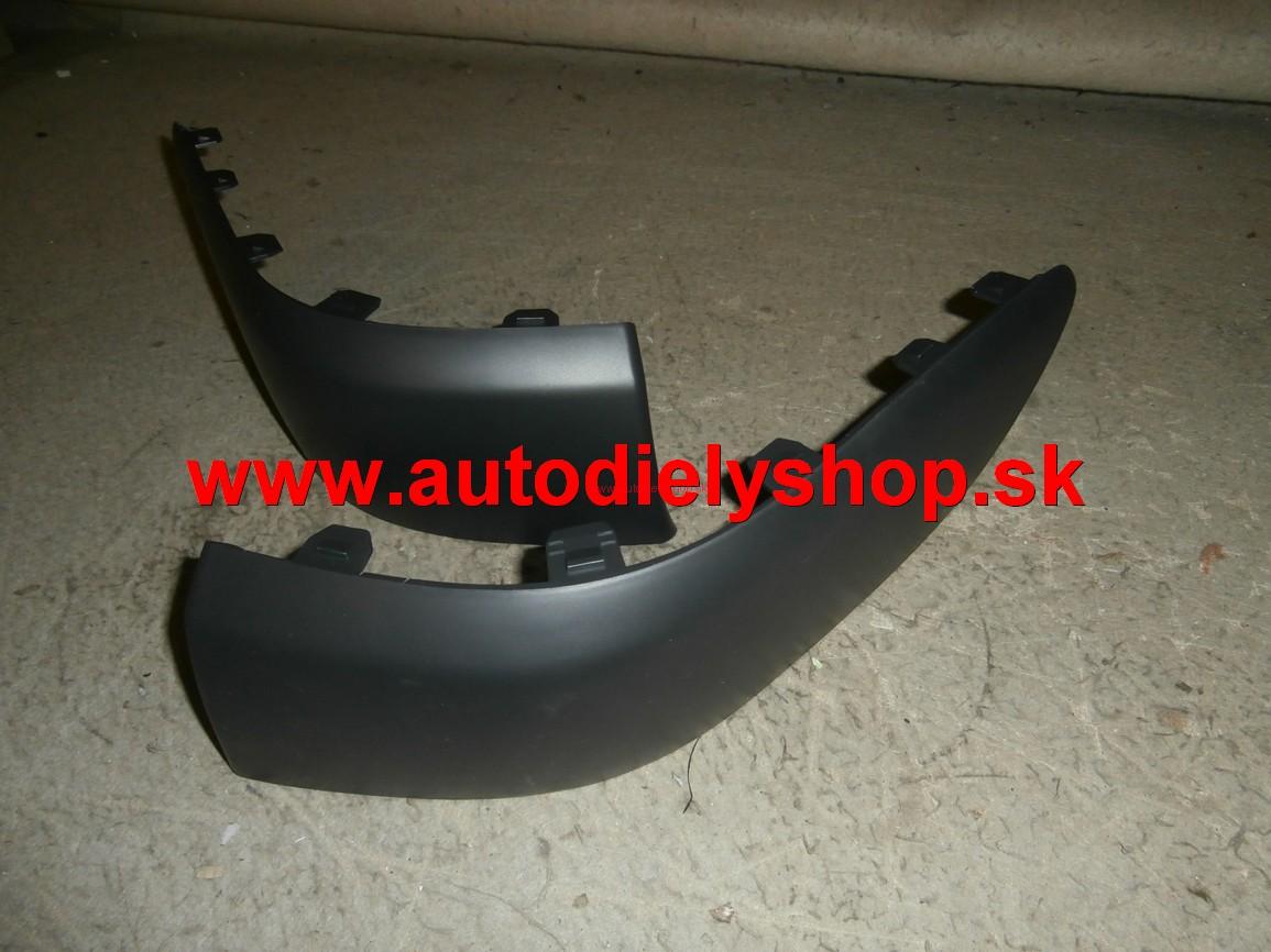 Peugeot 307 01-05 bočná lišta zadného nárazníku Sada L+P,KOMBI 