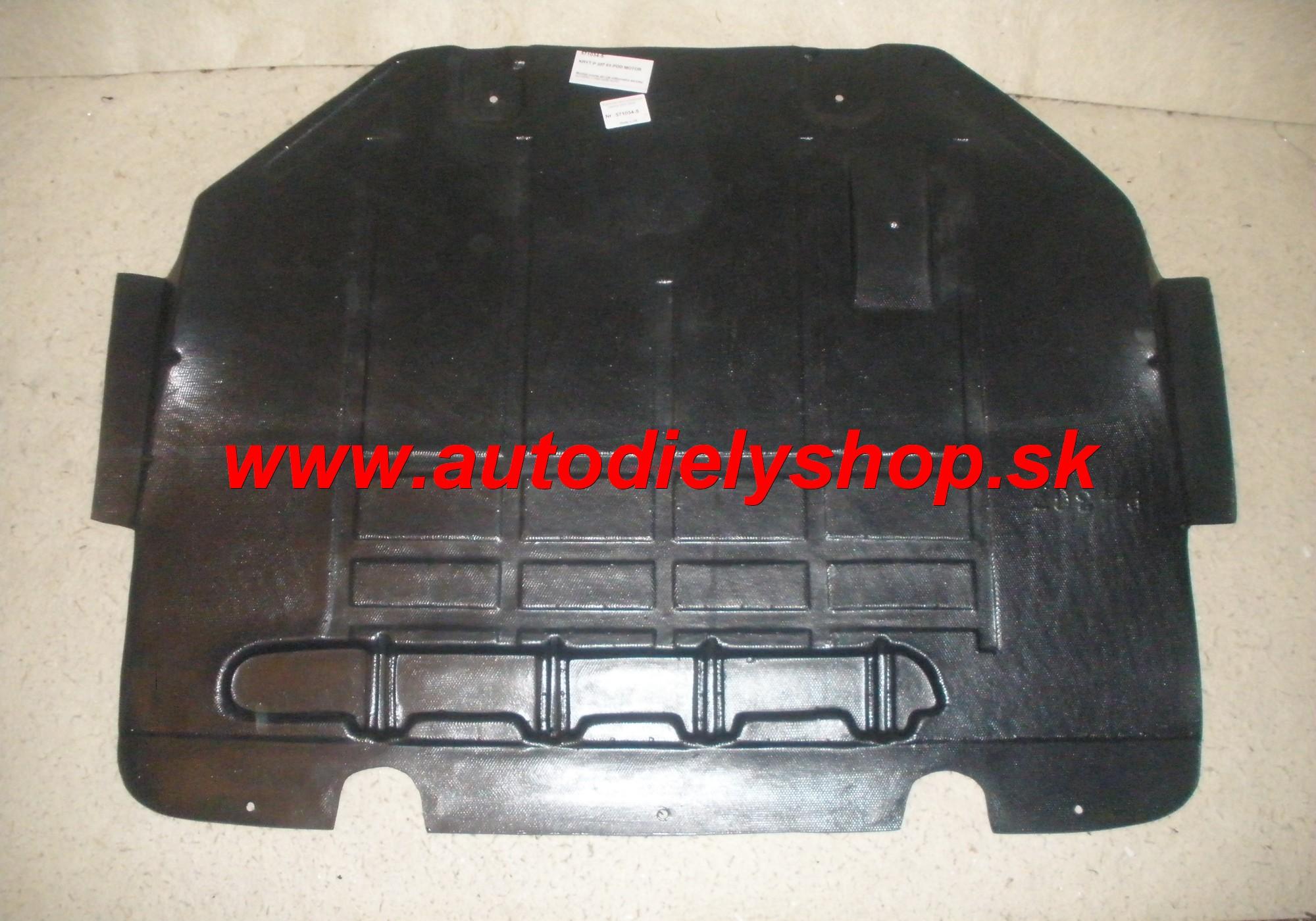 Peugeot 307 01-05 kryt pod motor,zadný 