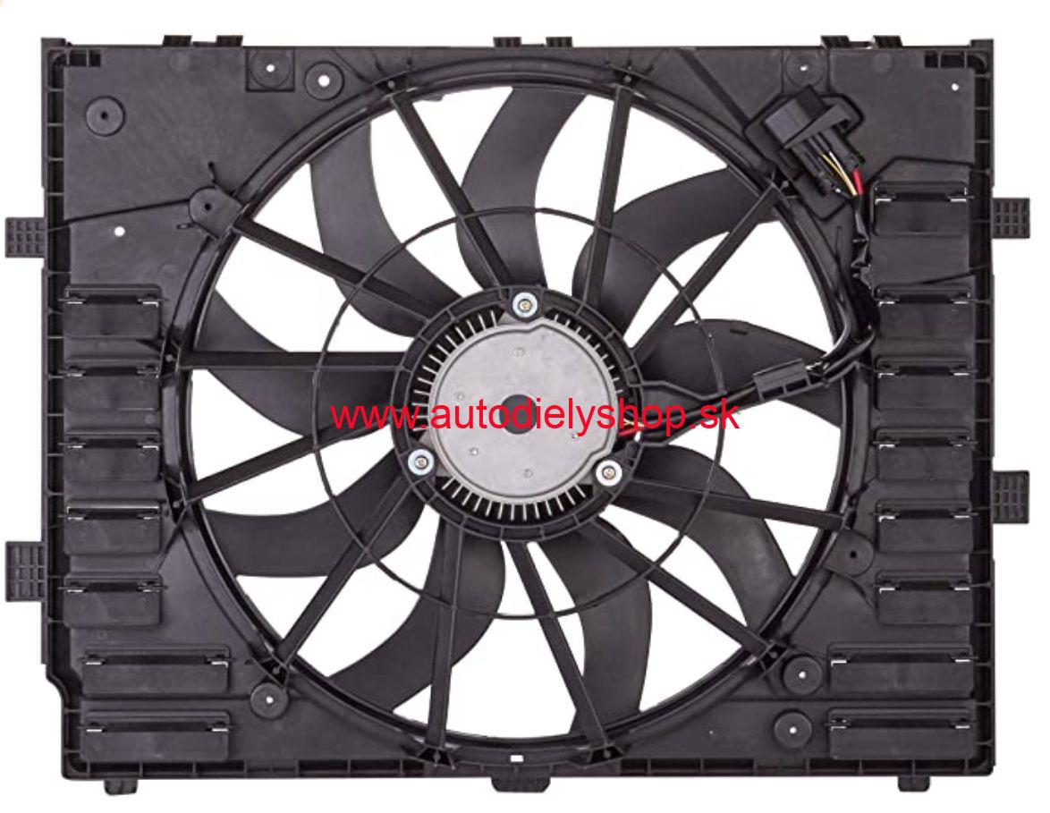 VW TOUAREG 01/10- ventilátor chladičov 