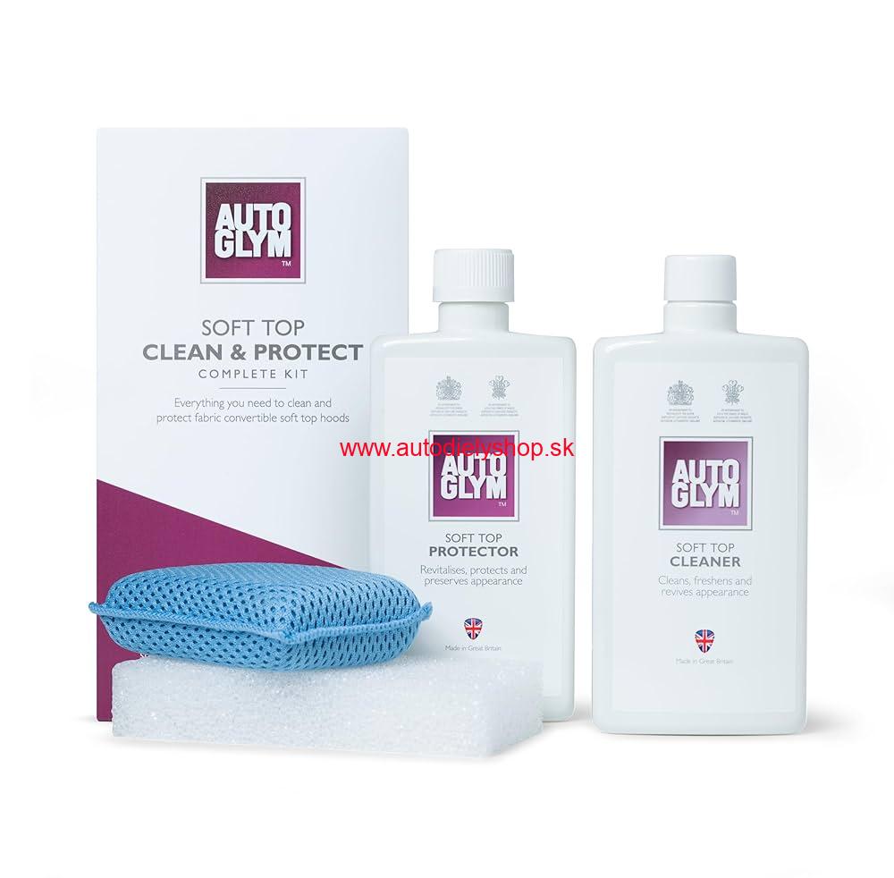 AUTOGLYM - CONVERTIBLE SOFT TOP CLEAN & PROTECT COMPLETE KIT - Fabric Hood Kit -