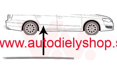 VW PASSAT "B6" 01/05- lišta zadných dverí Pravá / chrómová