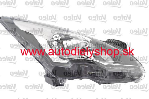Peugeot 5008 9/09- predné svetlo H7+HB3 Pravé / VALEO / od r. 9/2013