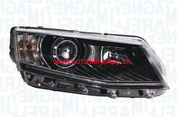 Škoda OCTAVIA III 11/2012- predné svetlo XENON D3S pravé MAGNETI MARELLI
