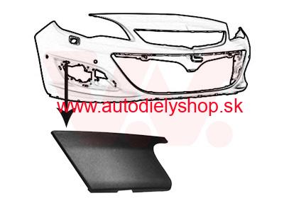 Opel ASTRA J 12/09- Pravý horný kryt hmlovky /od r.v. 2012-/