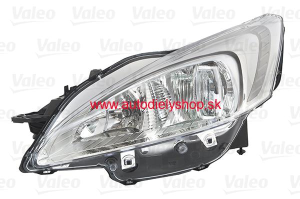 Peugeot 508 11/10- predné svetlo H7+H7 Lavé / VALEO