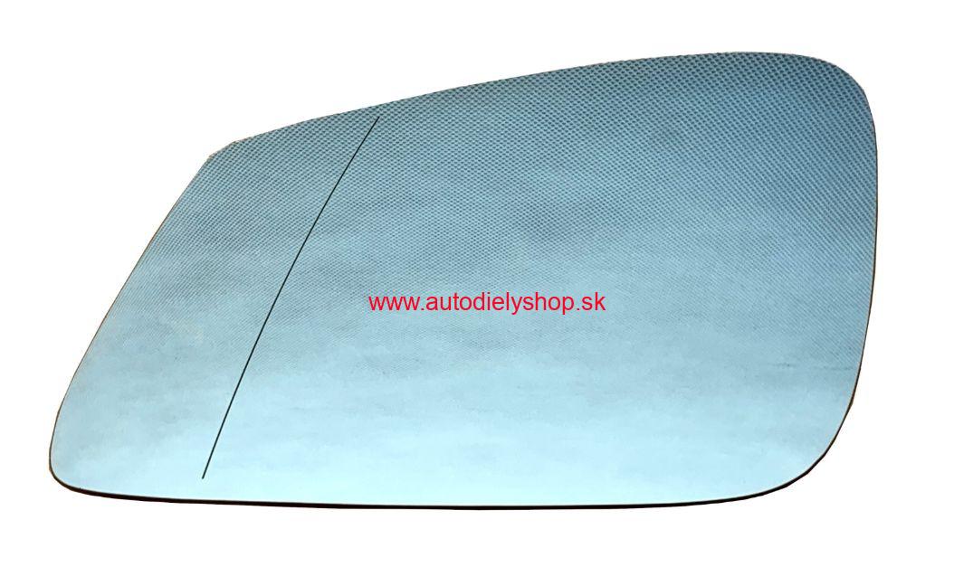 BMW 1 F20 09/2011- sklo zrkadla Lavé / s držiakom / modré 4 pinové